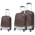 Nylon and ABS travel bag fresh style brown series